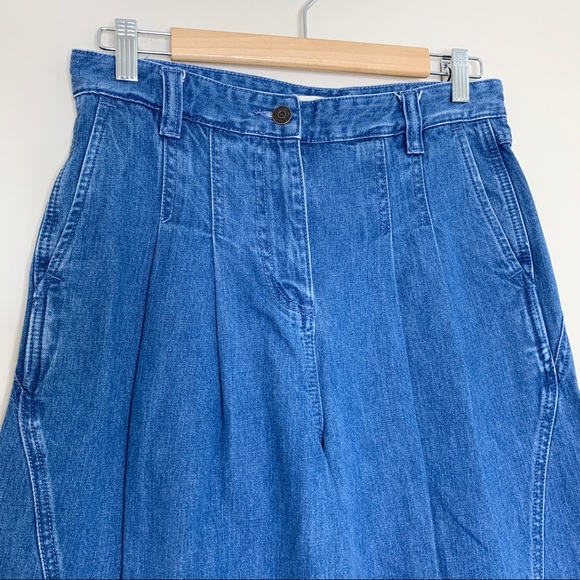 Ulla Johnson Denim Wide-Leg Jeans in Blue - Picture 9 of 15